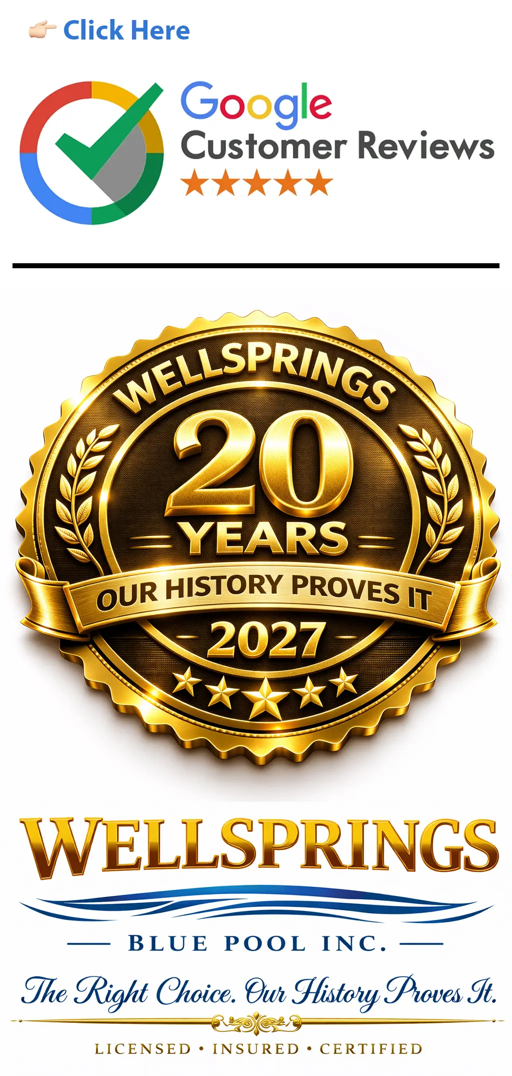 Wellsprings Blue Pool Reviews
